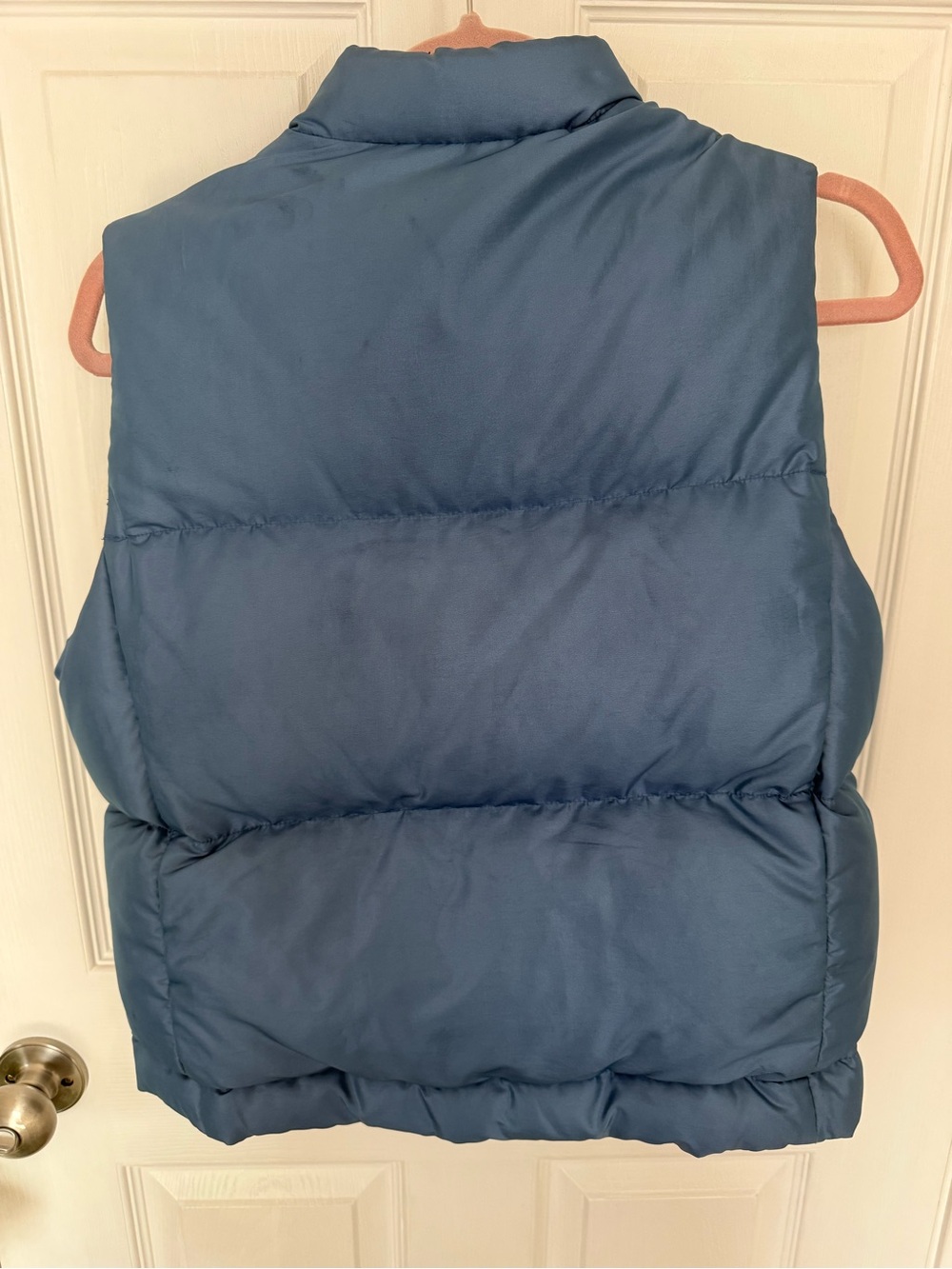 GAP Blue Puffer Vest (M) - Picture 2 of 4